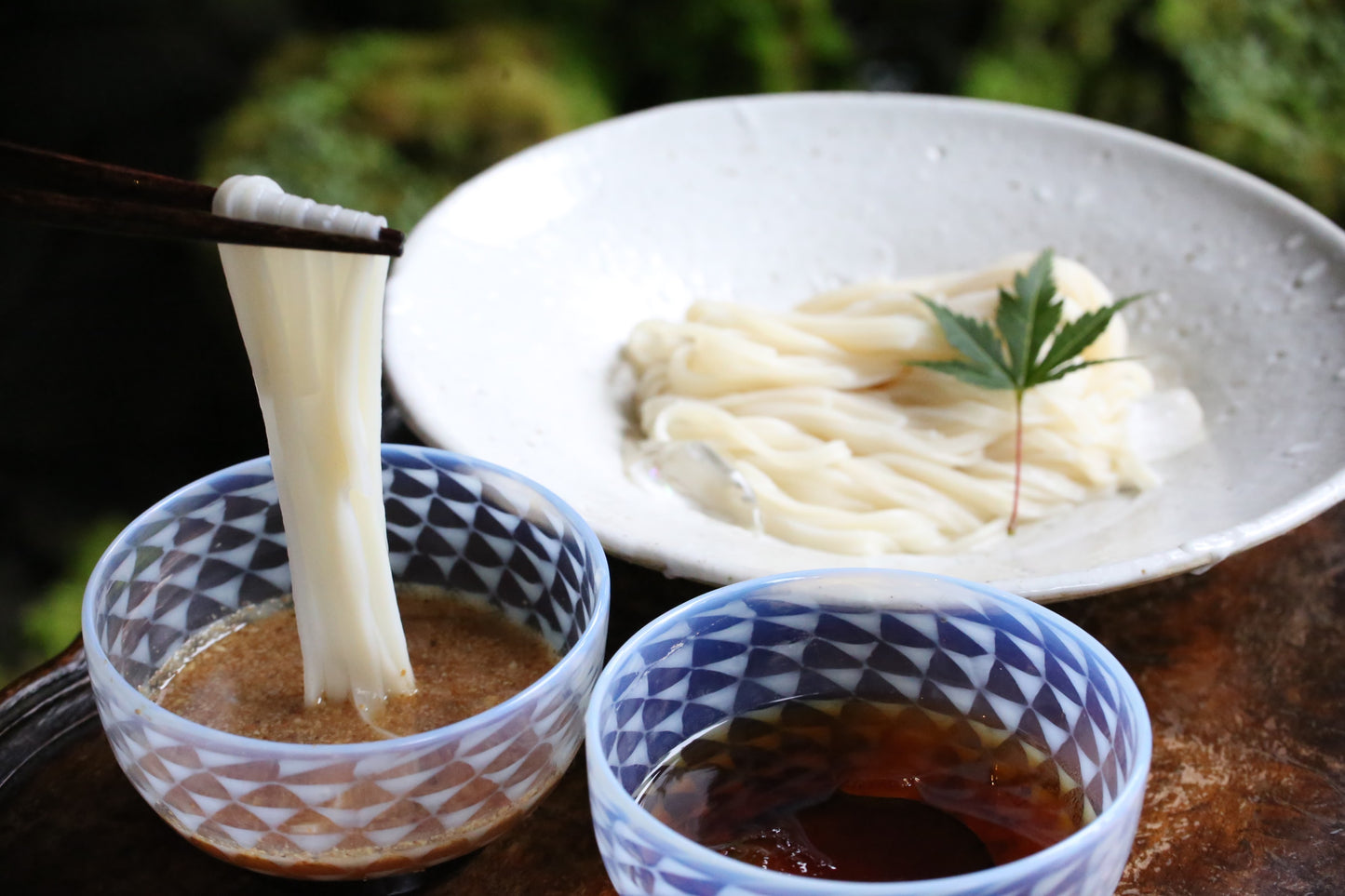 あま塩とめんつゆと稲庭うどんのセット（夏限定）