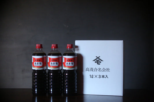 あま塩しょうゆ 1L×3入